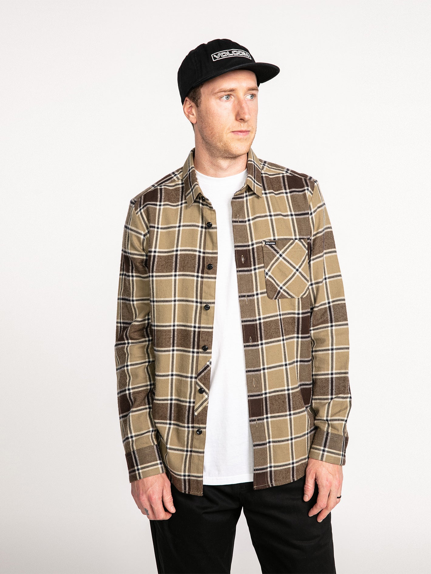 Caden Plaid Long Sleeve Flannel