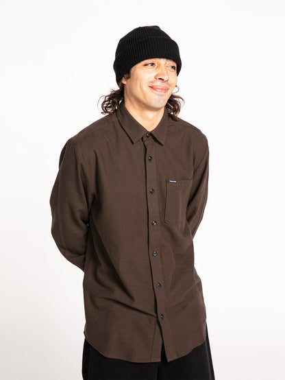 Caden Solid Long Sleeve Shirt