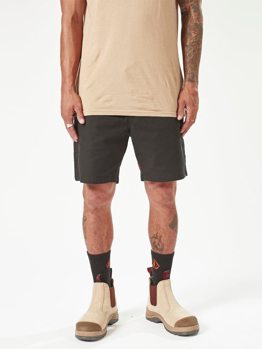 V Workwear Caliper Elastic Waist Shorts