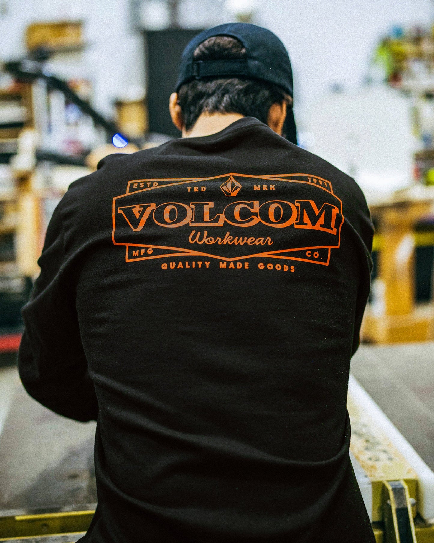 V Workwear Union Long Sleeve Tee