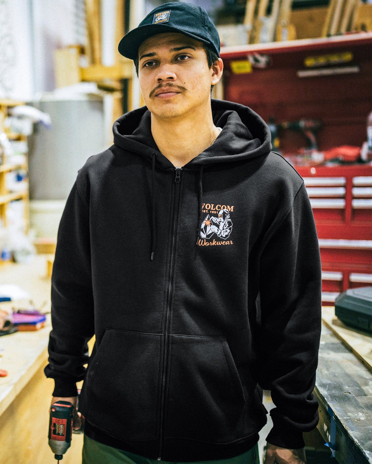 Welder Zip Hooded Hoodie