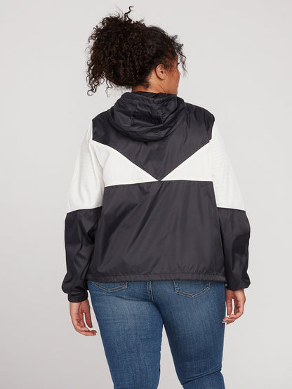 Wind Stoned Windbreaker Plus Size