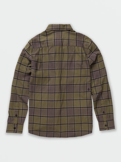 Big Boys Caden Plaid Long Sleeve Flannel