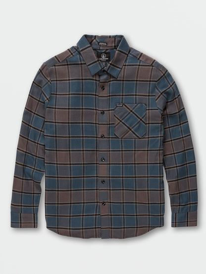 Big Boys Caden Plaid Long Sleeve Flannel