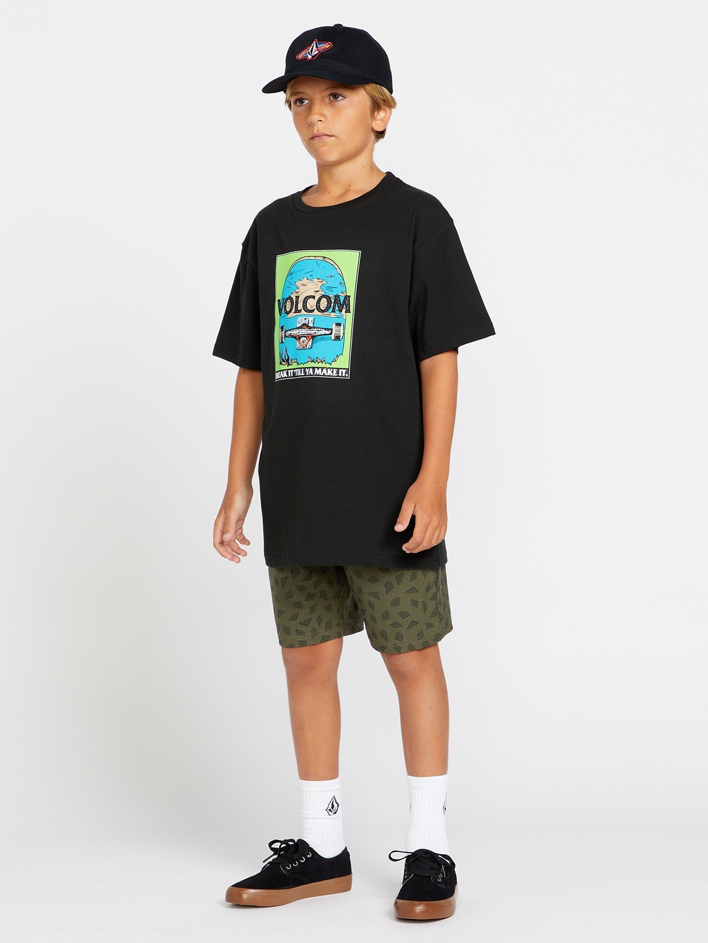 Big Boys Runoff Elastic Waist Hybrid Shorts