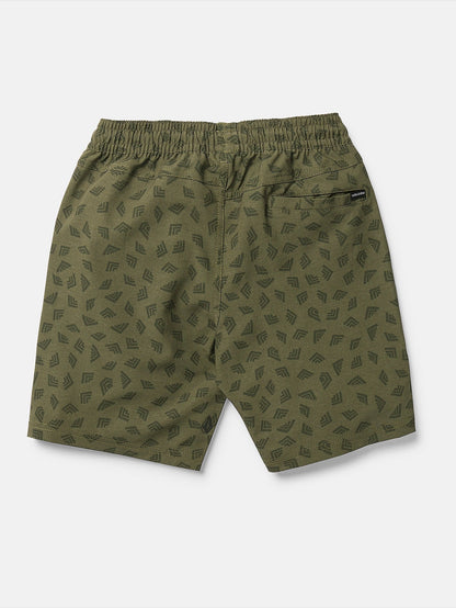 Big Boys Runoff Elastic Waist Hybrid Shorts