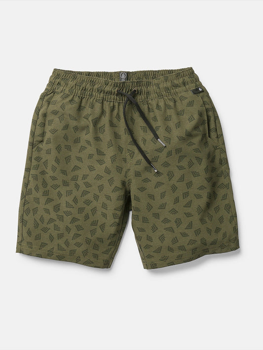 Big Boys Runoff Elastic Waist Hybrid Shorts