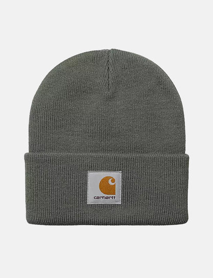 Short Watch Beanie Hat - Smoke Green