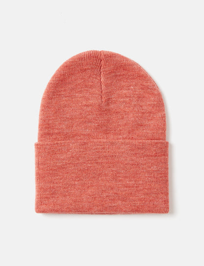 Watch Beanie Hat - Misty Blush Heather Pink