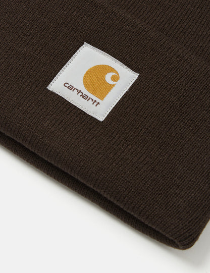 Watch Beanie Hat - Dark Umber Brown