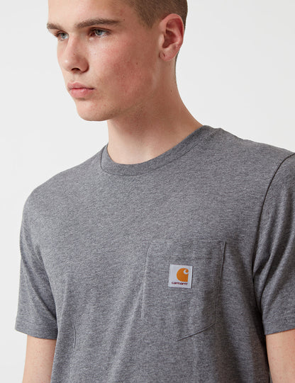 Pocket T-shirt - Dark Grey Heather