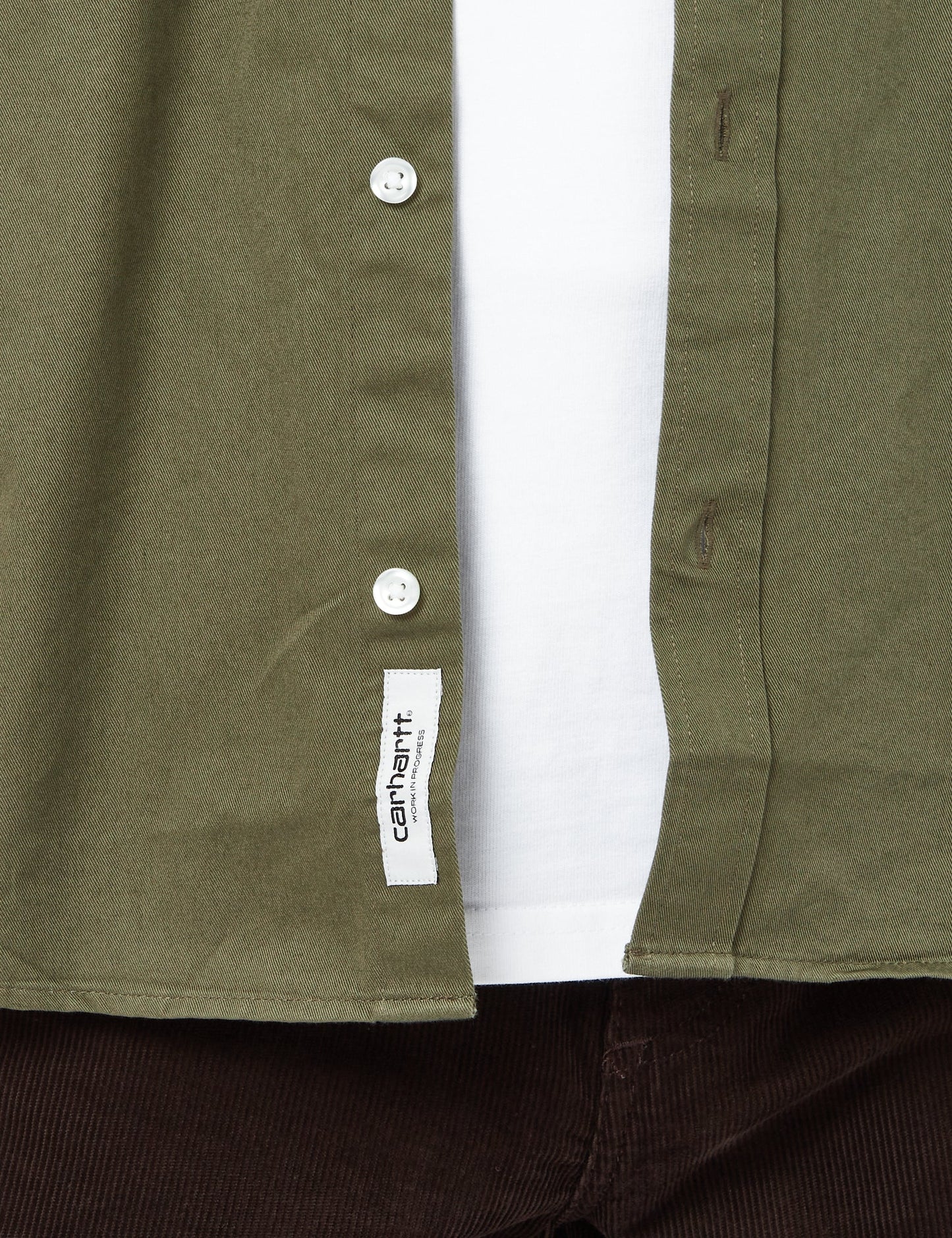 Madison Shirt - Seaweed Green/Wax