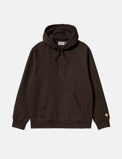 Chase Hooded Sweatshirt - Dark Umber Brown