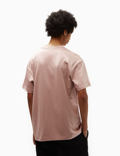 Chase T-Shirt (Loose) - Glassy Pink/Gold