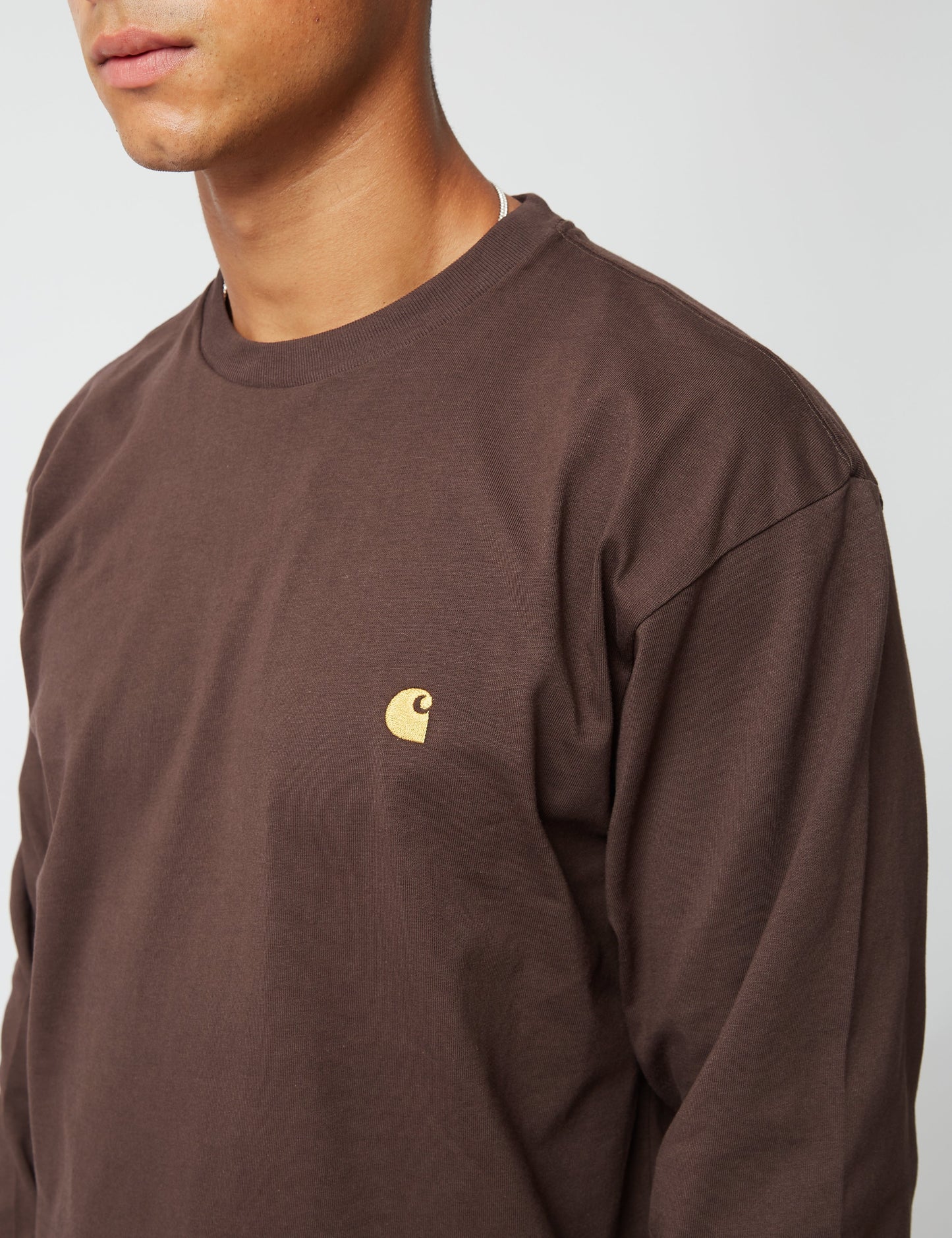 Chase Long Sleeve T-Shirt - Dark Umber Brown