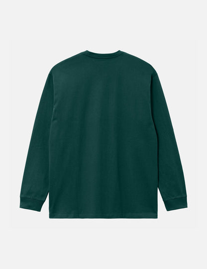 Chase Long Sleeve T-Shirt (Loose) - Botanic Green