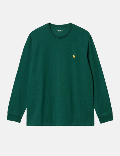 Long Sleeve Chase T-Shirt (Loose) - Chervil Green