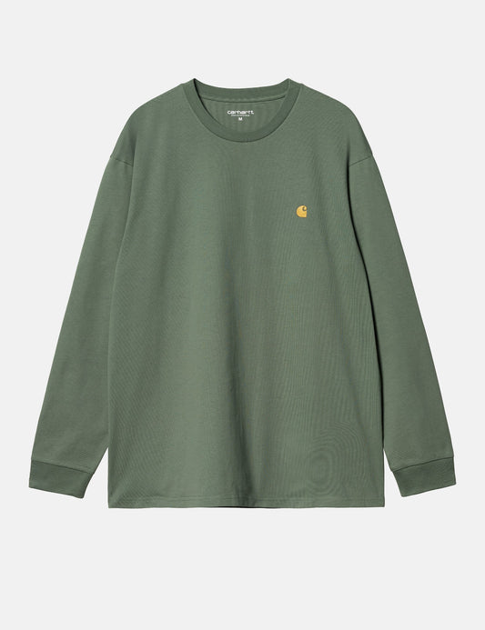 Long Sleeve Chase T-Shirt - Duck Green