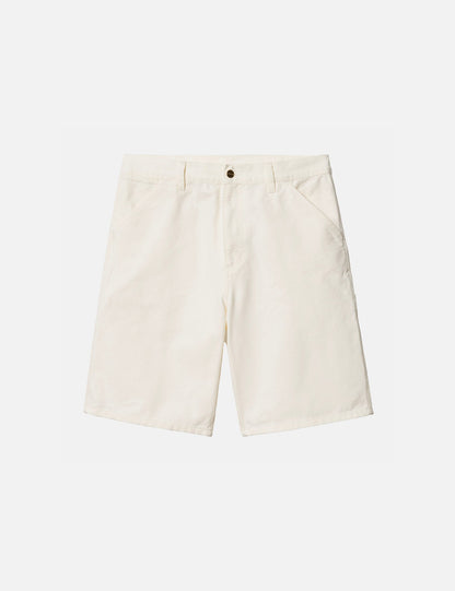 Single Knee Shorts (Organic) - Wax Stone Washed