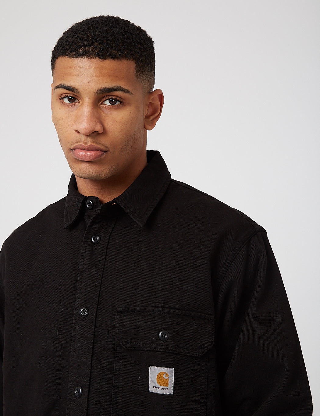 Reno Shirt Jacket (Garment Dyed) - Black