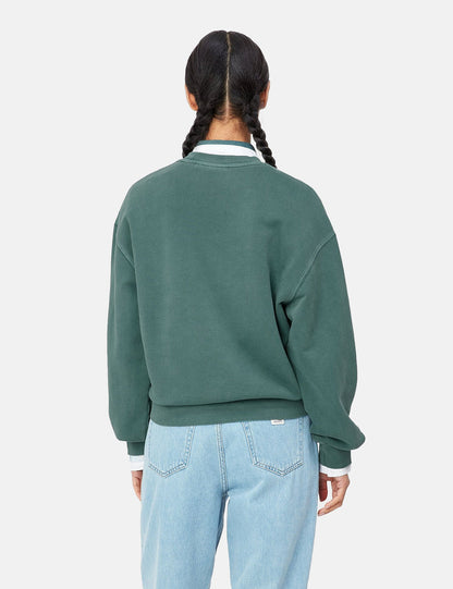 Womens Nelson Sweatshirt - Botanic Green