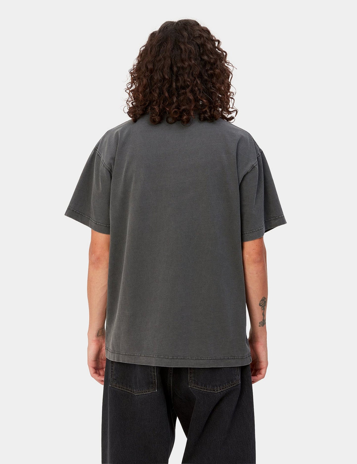 Nelson T-Shirt (Loose) - Charcoal Grey