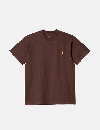 American Script T-Shirt - Ale Brown