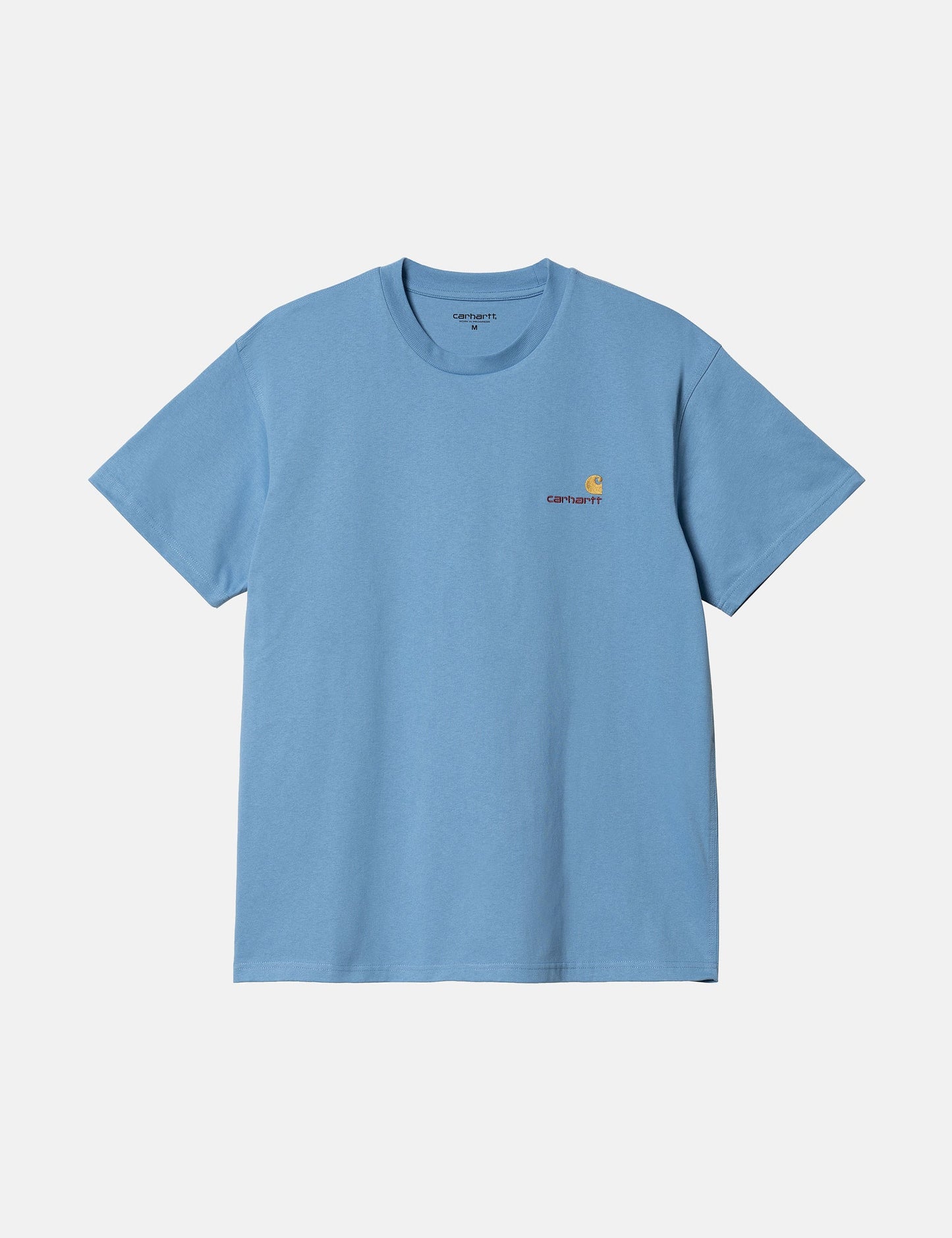 American Script T-Shirt (Organic) - Piscine Blue