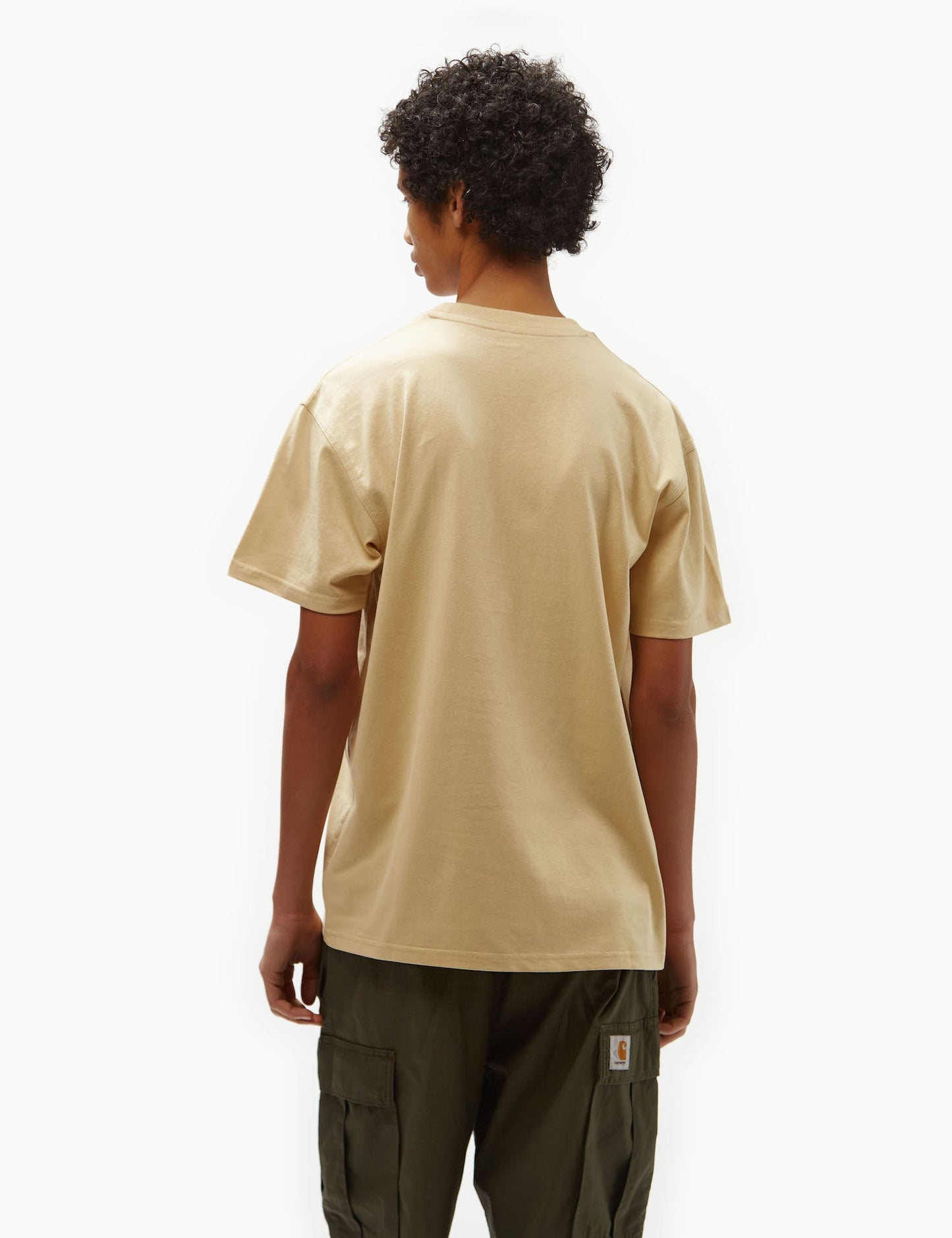 American Script T-Shirt (Loose) - Rattan Beige