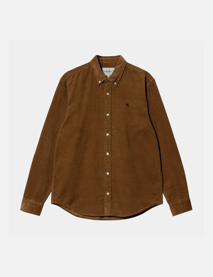 Madison Cord Shirt - Hamilton Brown/Black