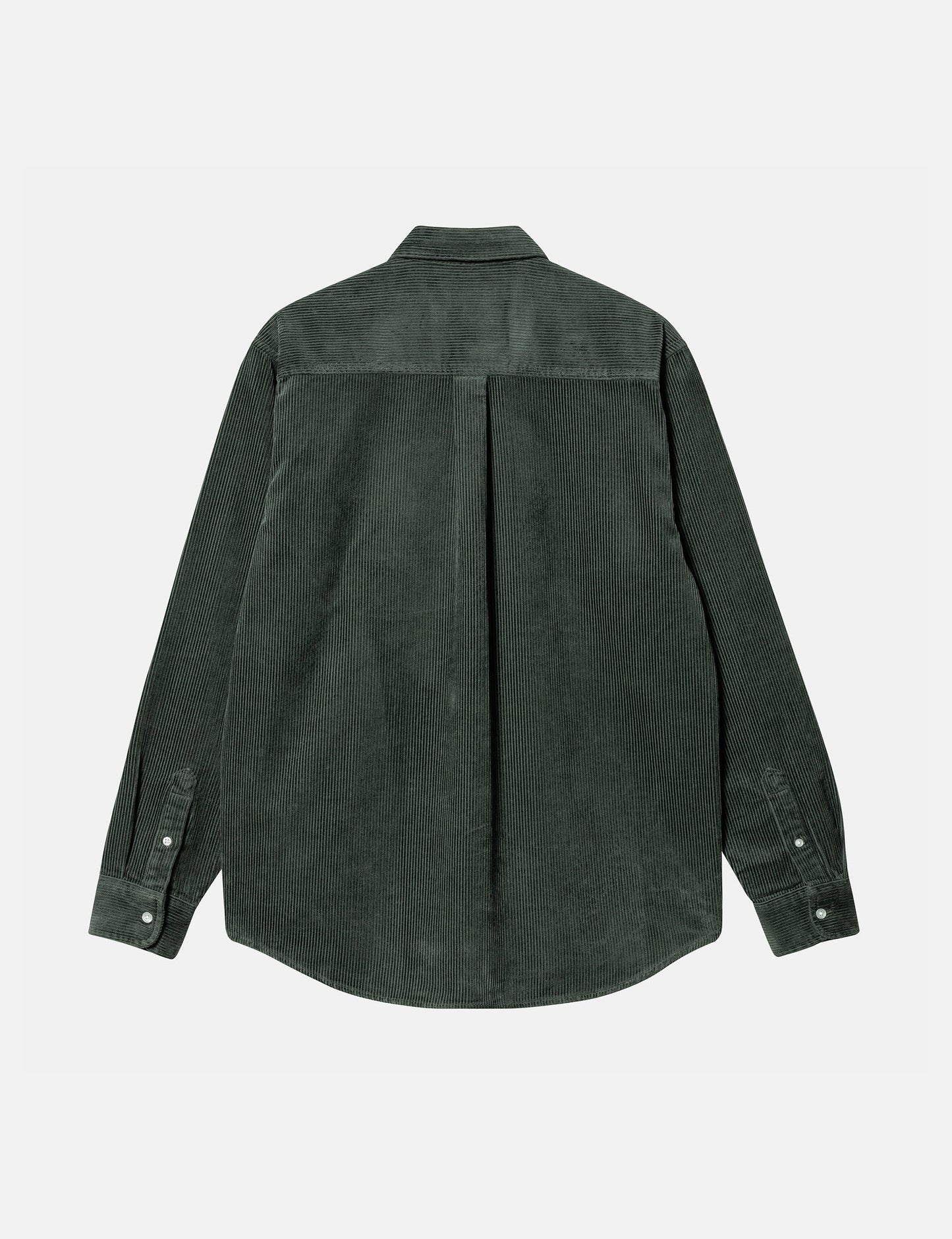 Madison Cord Shirt - Boxwood Green/Wax