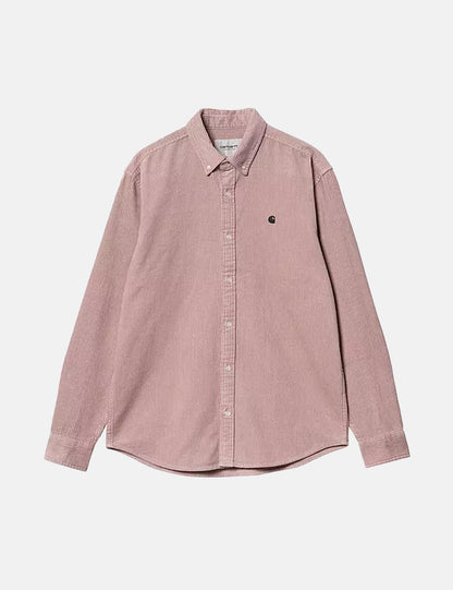 Madison Shirt (Fine Cord) - Glassy Pink