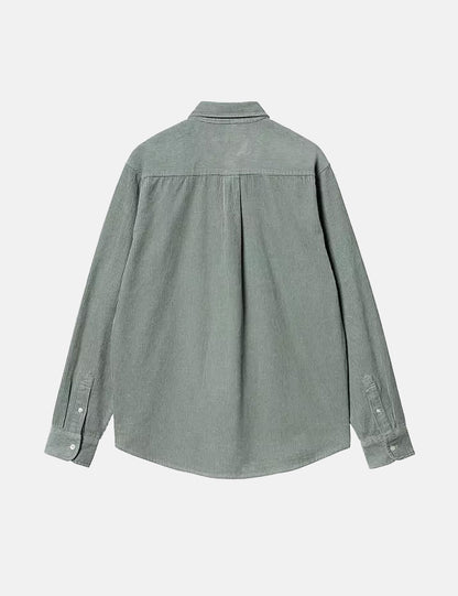 Madison Shirt (Fine Cord) - Glassy Teal