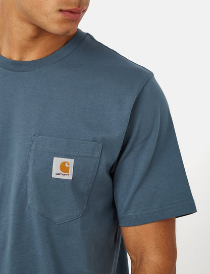 Pocket T-Shirt (Regular) - Storm Blue