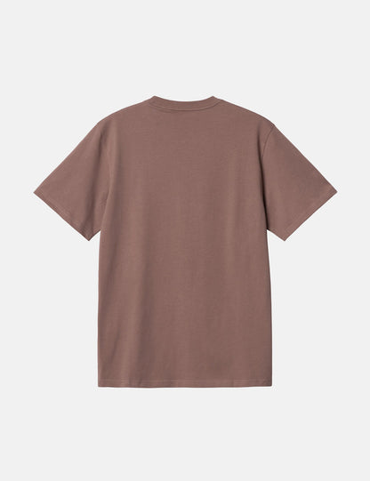 Pocket T-Shirt (Regular) - Lupinus Red