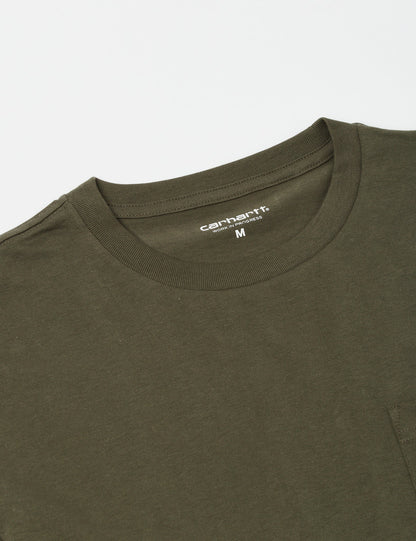 Pocket Long Sleeve T-Shirt - Seaweed Green