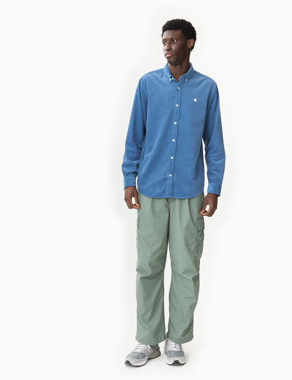 Madison Fine Cord Shirt (Regular) - Sorrent Blue