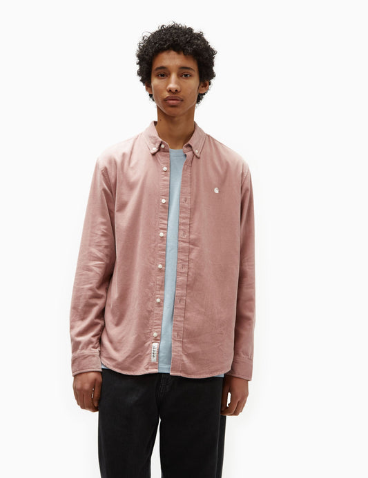 Madison Fine Cord Shirt (Regular) - Glassy Pink