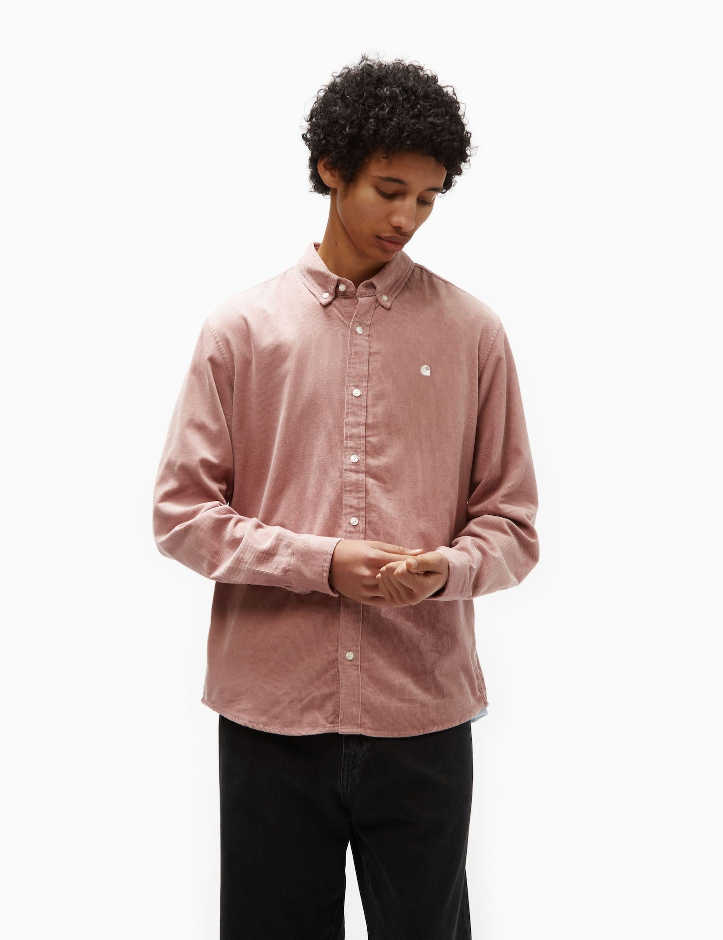 Madison Fine Cord Shirt (Regular) - Glassy Pink