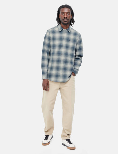 Deaver Check Shirt - Storm Blue