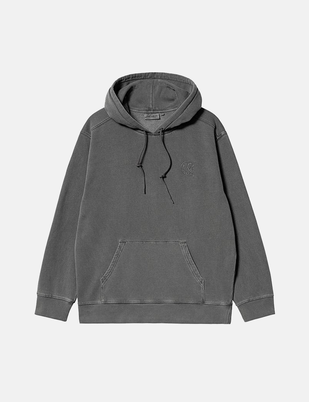 Verse Patch Hooded Sweatshirt - Vulcan Grey