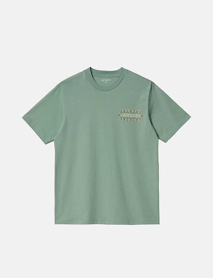 Spaces T-Shirt - Misty Sage Green