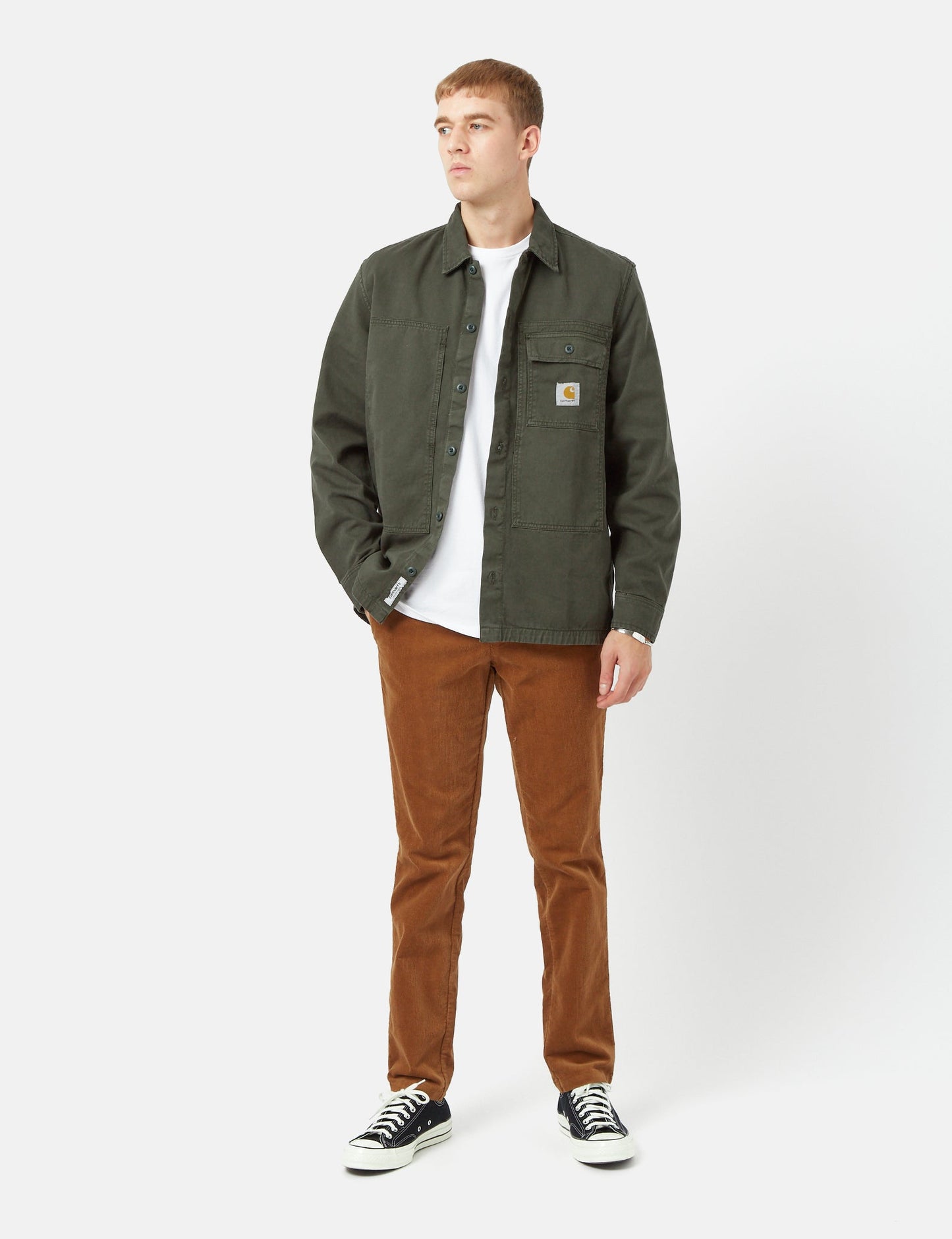 Charter Long Sleeve Shirt - Boxwood Green