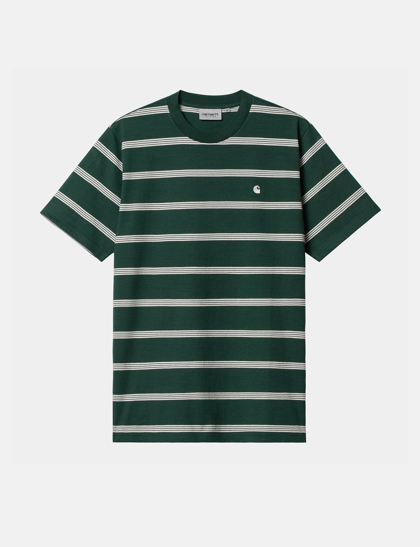 Glover Stripe T-Shirt - Juniper Green/Wax/Wax