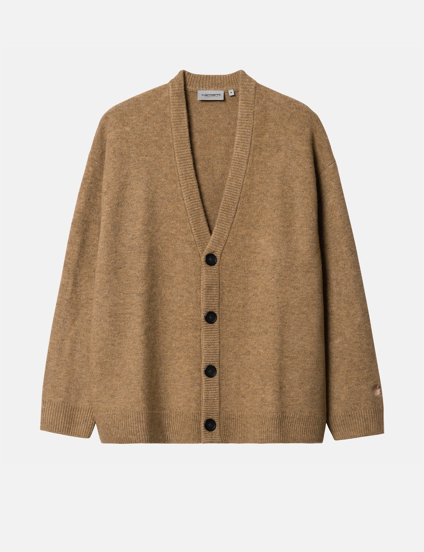 Albion Cardigan - Jasper Camel Heather