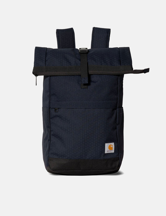 Leon Rolltop Backpack - Dark Navy Blue