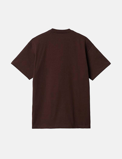 Bubble Script T-Shirt - Ale Brown