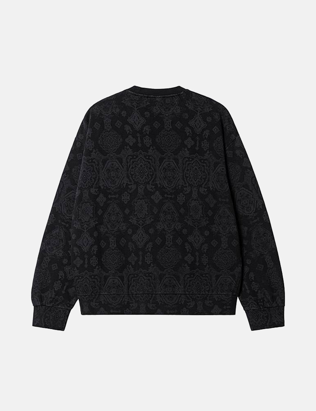 Verse Print Sweatshirt - Black