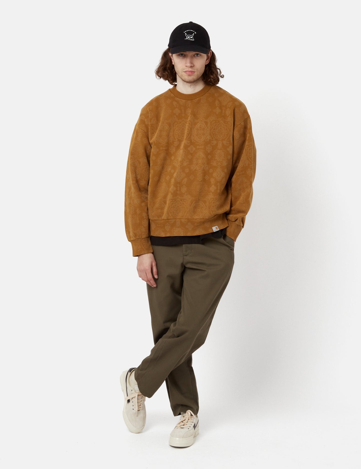 Verse Print Sweatshirt - Hamilton Brown