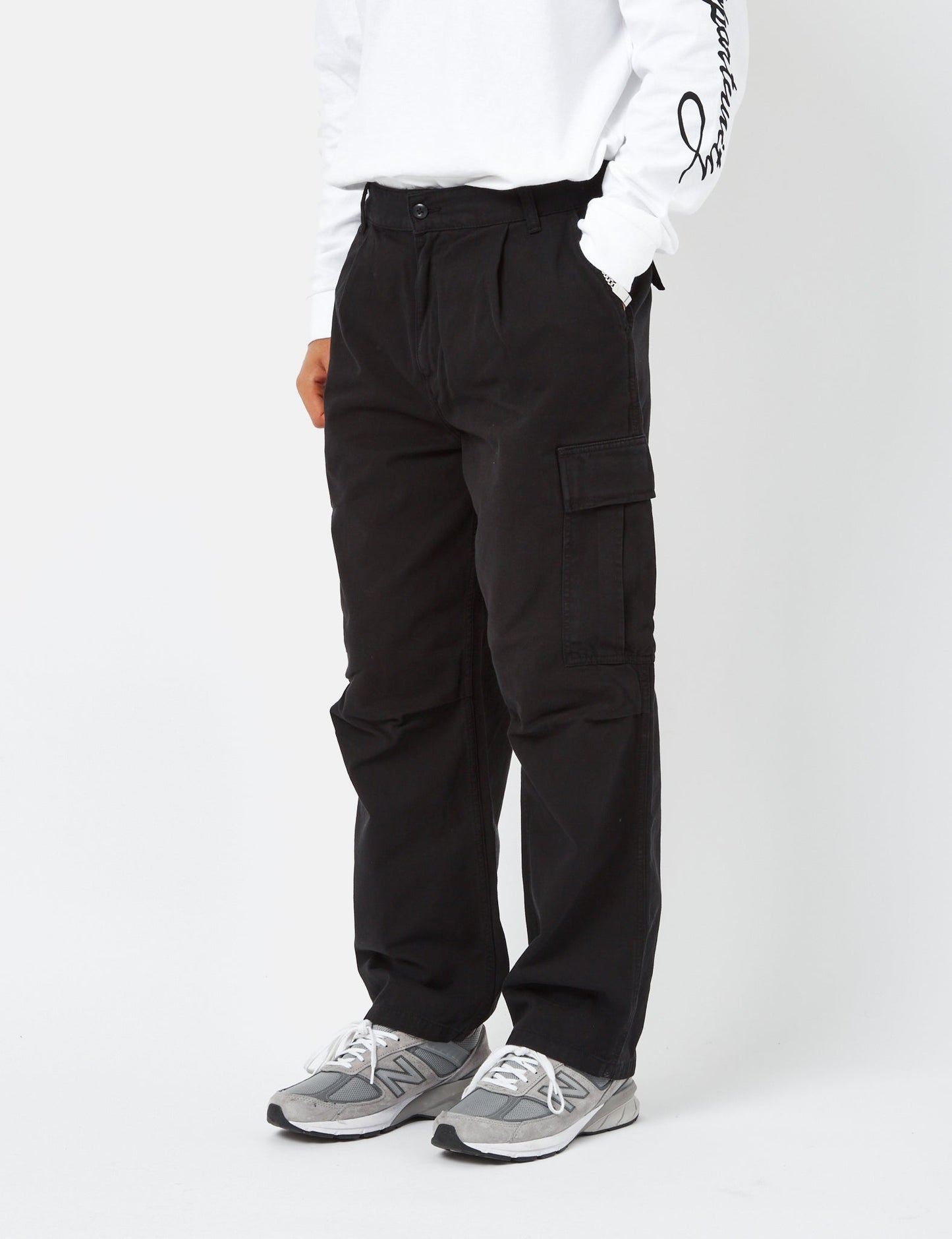 Cole Cargo Pant - Black Rinsed